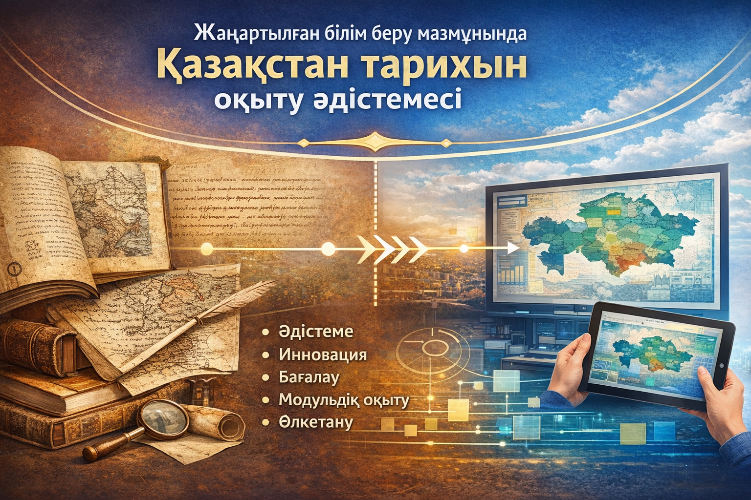 Жаңартылған білім беру мазмұнында тарихын оқытудың әдістемесі 1